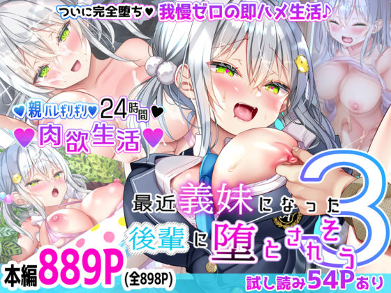 [制服]最近義妹になった後輩に堕とされそう3｜なえぷち 評価4.86