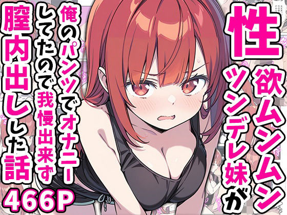 [巨乳]性欲ムンムンツンデレ妹が俺のパンツでオナニーしてたので我慢出来ず膣内出しした話｜あくめくん 評価