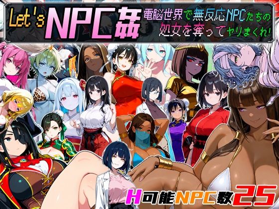 [動画・アニメーション]Let’s NPC姦 電脳世界で無反応NPCたちの処女を奪ってヤリまくれ！｜超弐次元要塞アイダホ 評価3.00