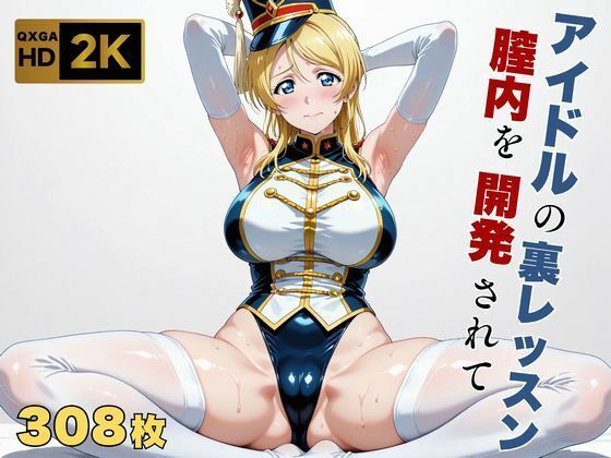 [巨乳]【ラブラ●ブ】【絢●絵里】金髪アイドル、マーチングバンド衣装のまま快感を教えられる｜画像生成マン 評価