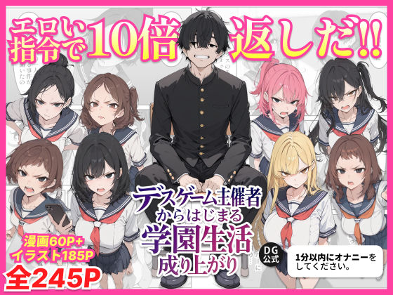 [辱め]デスゲーム主催者からはじまる学園生活成り上がり｜ちくびはんたー 評価5.00