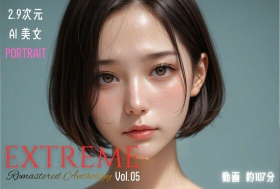 [3DCG]2.9次元AI美女 PORTRAIT EXTREME Remastered Anthology VOL.05 AI SEX 動画集｜KEI diffusion 評価5.00