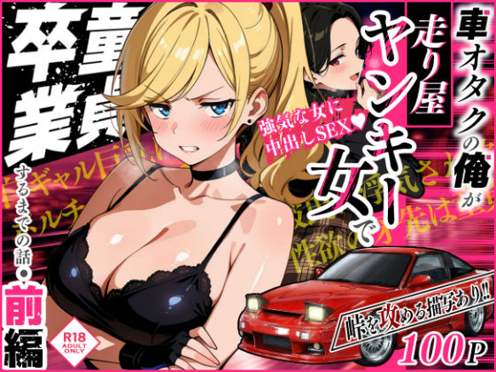 [アクション・格闘]車オタクの俺が走り屋ヤンキー女で童貞卒業するまでの話・前編｜Sakaki IndustryAI（2D） 評価5.00