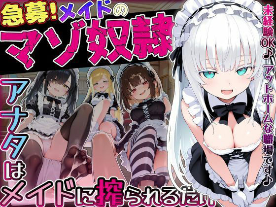 [メイド]【急募】メイドのマゾ奴●♪アナタはメイドに搾られるだけ…｜ぜろぜっと 評価